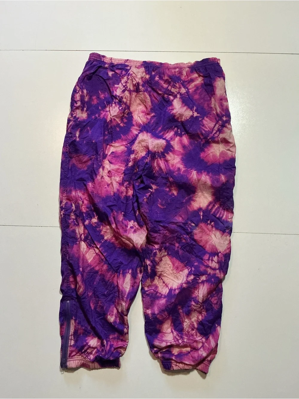 Vintage Milano Sport Tie Dye Windbreaker Nylon Multicolored Track Pants